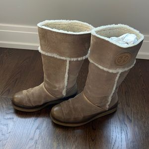 Tory Burch Nadine suede boots